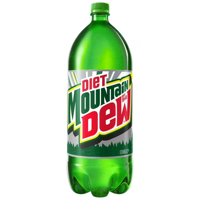 Diet Mountain Dew Citrus Soda Pop, 2 Liter Bottle