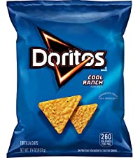 Doritos Flavored Tortilla Chips, Cool Ranch, 1.75 Ounce