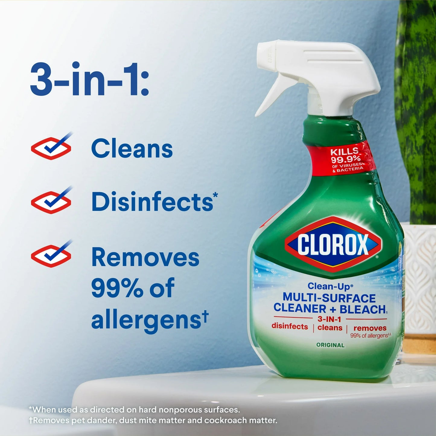 Clorox Clean-Up All Purpose Cleaner Spray with Bleach, Spray Bottle, Original, 32 oz
