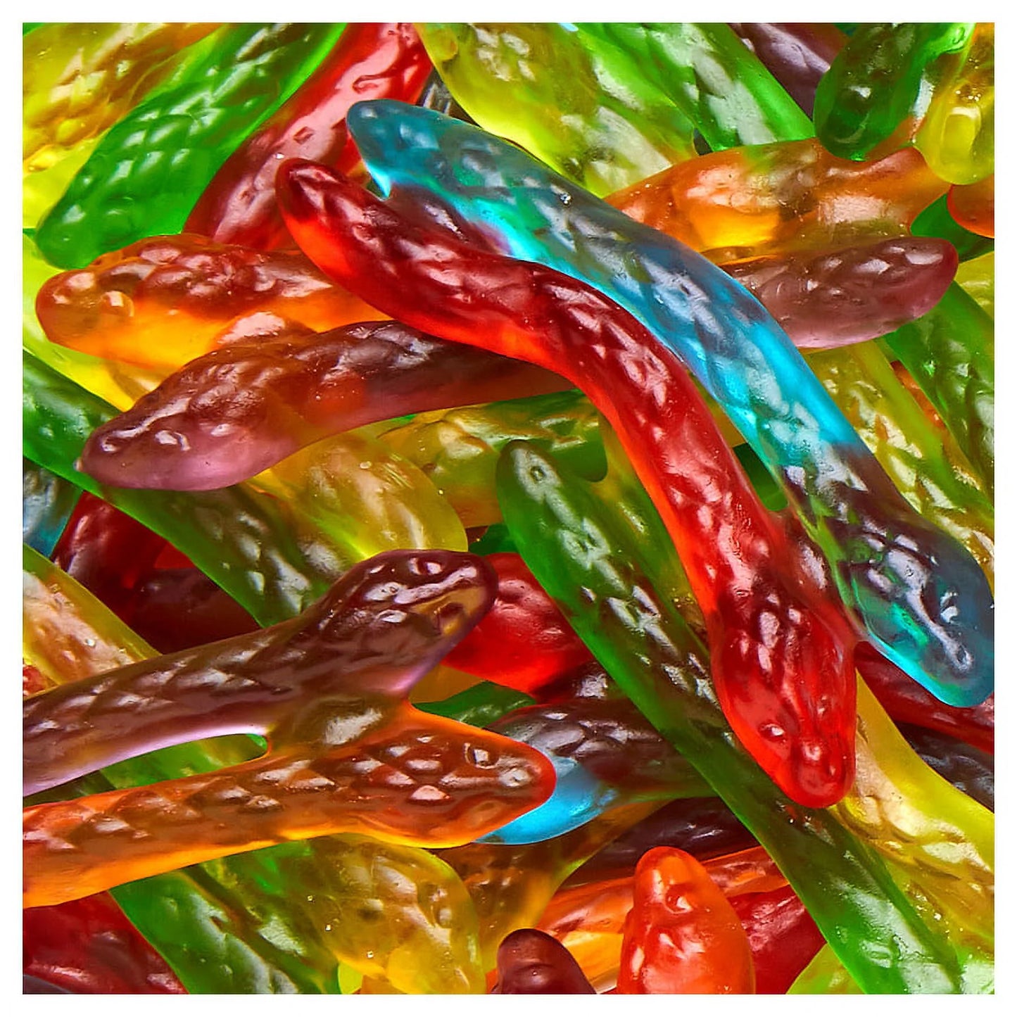 HARIBO Twin Snakes Gummies Original Sweet and Sour Assorted Fruit Flavor Gummy Candy, 8 oz, Share Size Bag