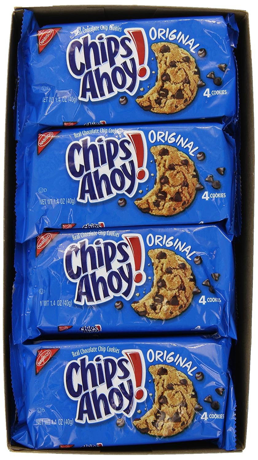 Chips Ahoy! Original Chocolate Chip Cookies, 12 ct, 1.4 oz