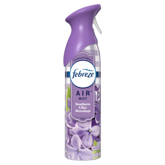 Febreze Air Freshener Spray, Odor-Fighting Room Spray, Southern Lilac Mornings, 8.8oz
