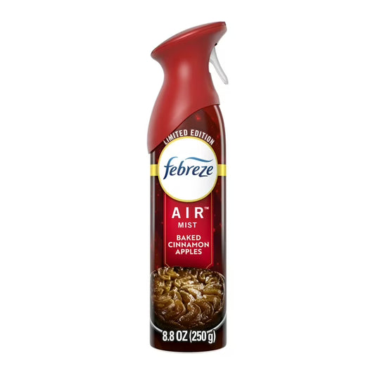 Febreze Air Mist Odor-Fighting Air Freshener Baked Cinnamon Apples, 8.8 oz. Aerosol Can