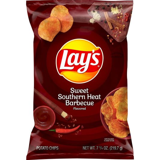 LAYS SOUTHERN SWEET HEAT BBQ 7.75OZ