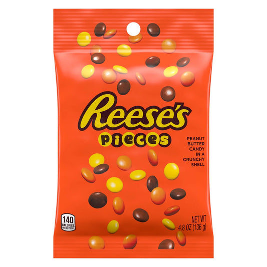 Reese's Pieces Peanut Butter in a Crunchy Shell Candy, Bag 4.8 oz