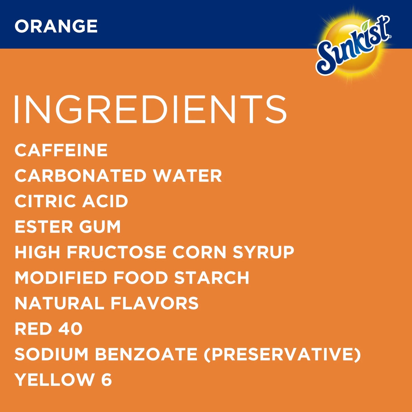Sunkist Orange Soda Pop, 2 L, Bottle