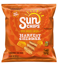 Sunchips Multigrain, Harvest Cheddar, 1 Ounce